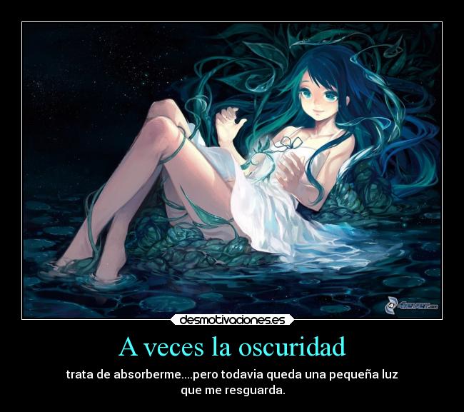 A veces la oscuridad -