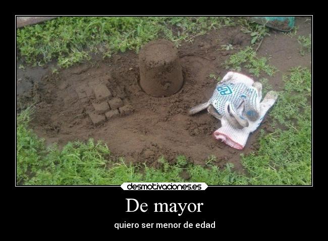 carteles infancia ausencia hook menor mayor edad mantener nino desmotivaciones