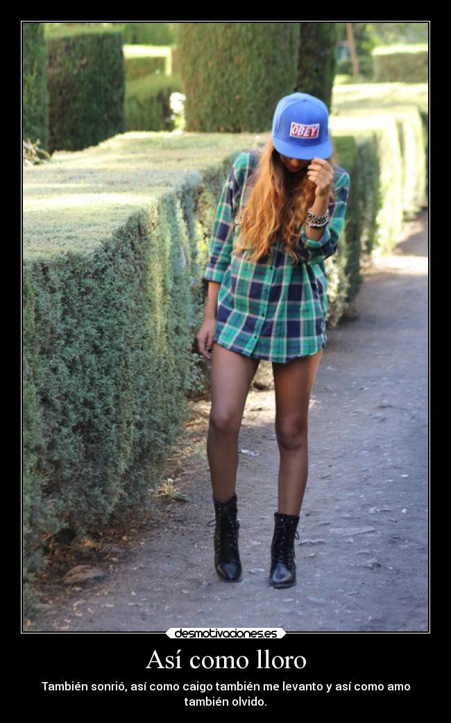 Así como lloro -
