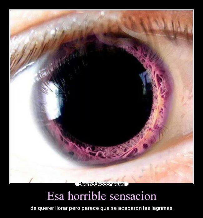 Esa horrible sensacion - 