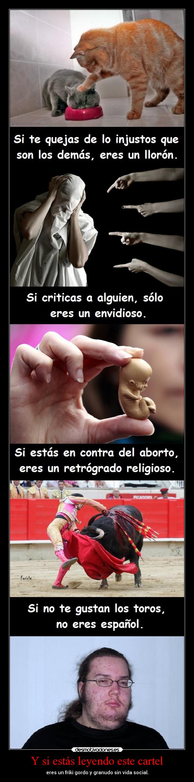 Y si estás leyendo este cartel - 