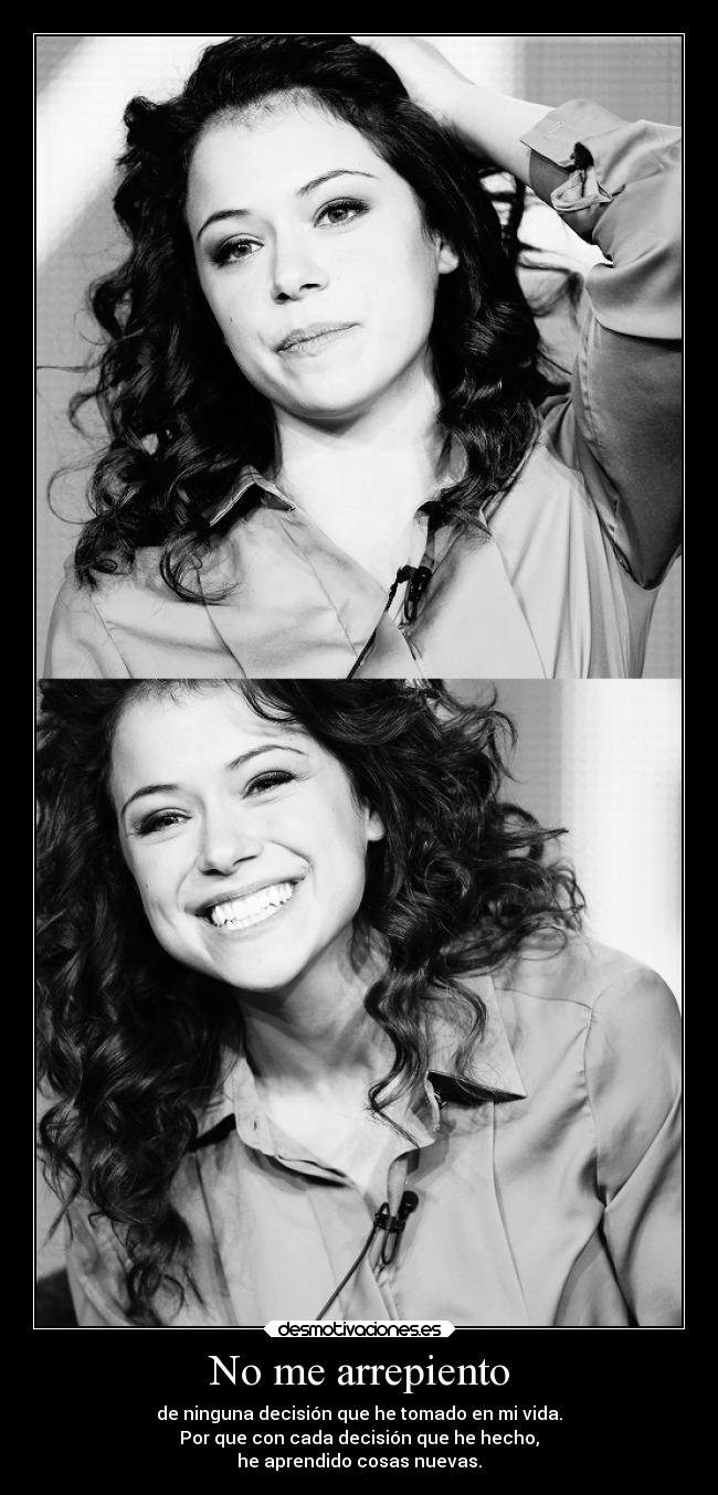 No me arrepiento -