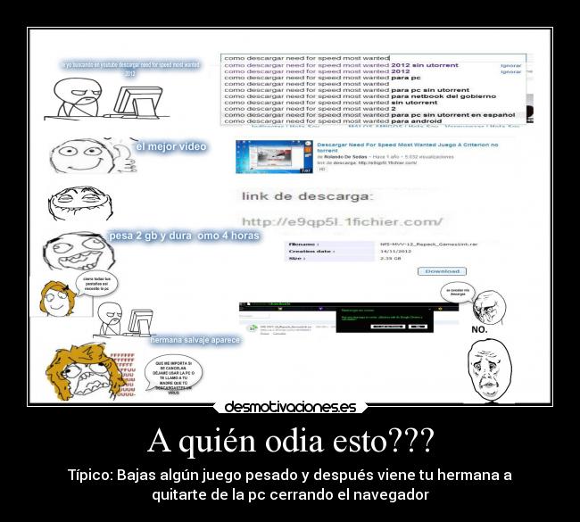 carteles memes fuckencio computadora descarga needforspeedmostwanted2012 desmotivaciones