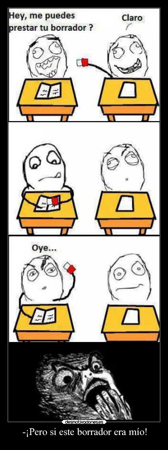 -¡Pero si este borrador era mío! - 