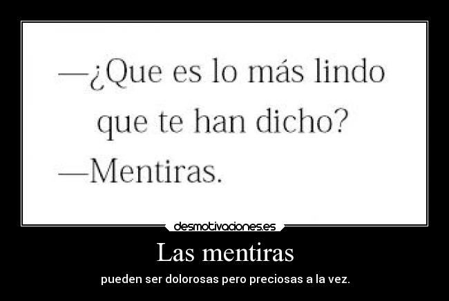 Las mentiras - 