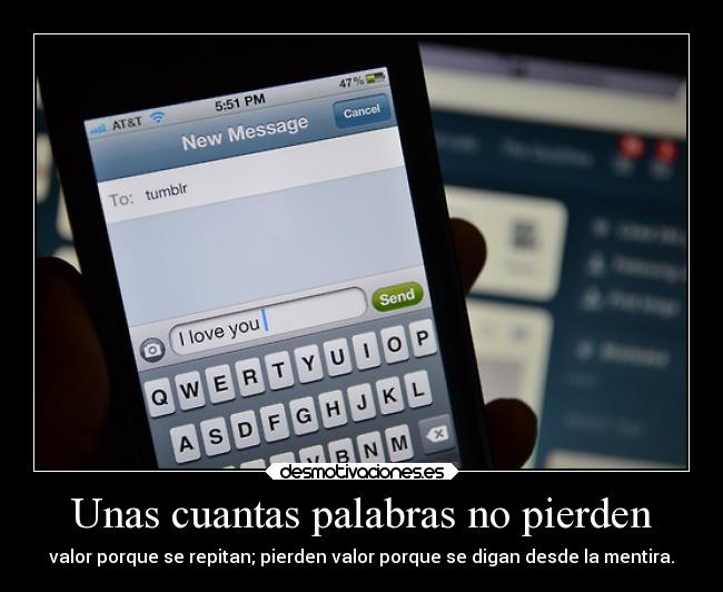 Unas cuantas palabras no pierden -