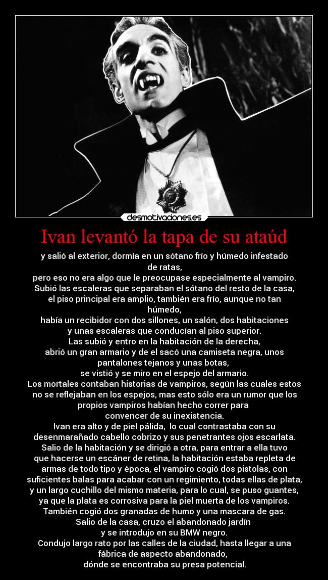 Ivan levantó la tapa de su ataúd - 