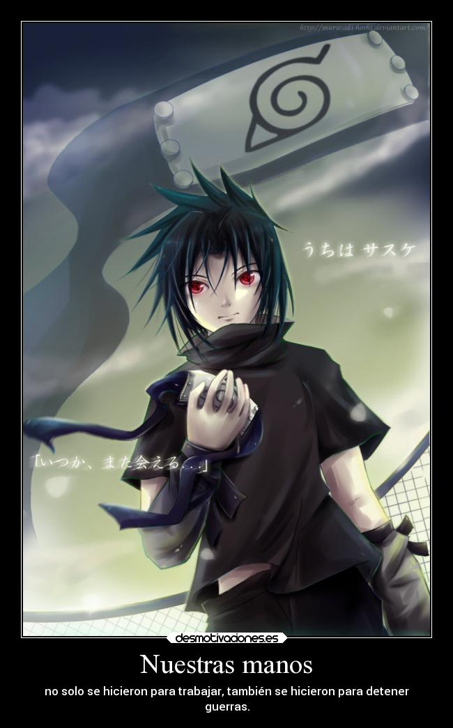 Nuestras manos - no solo se hicieron para trabajar, también se hicieron para detener
guerras.