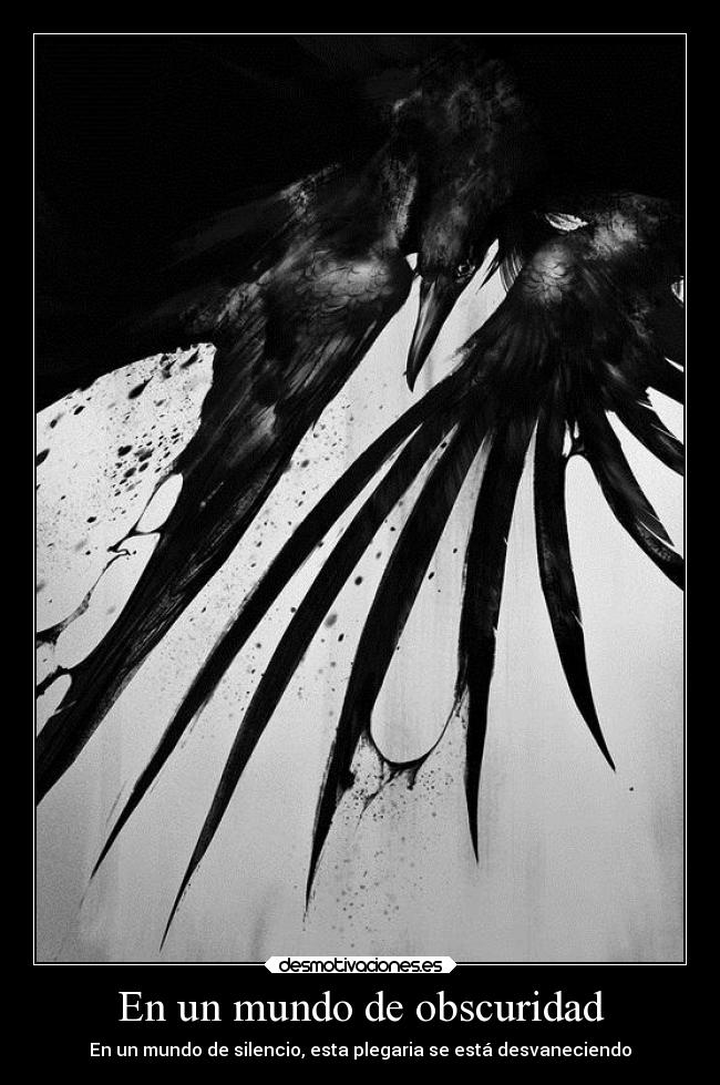 En un mundo de obscuridad -