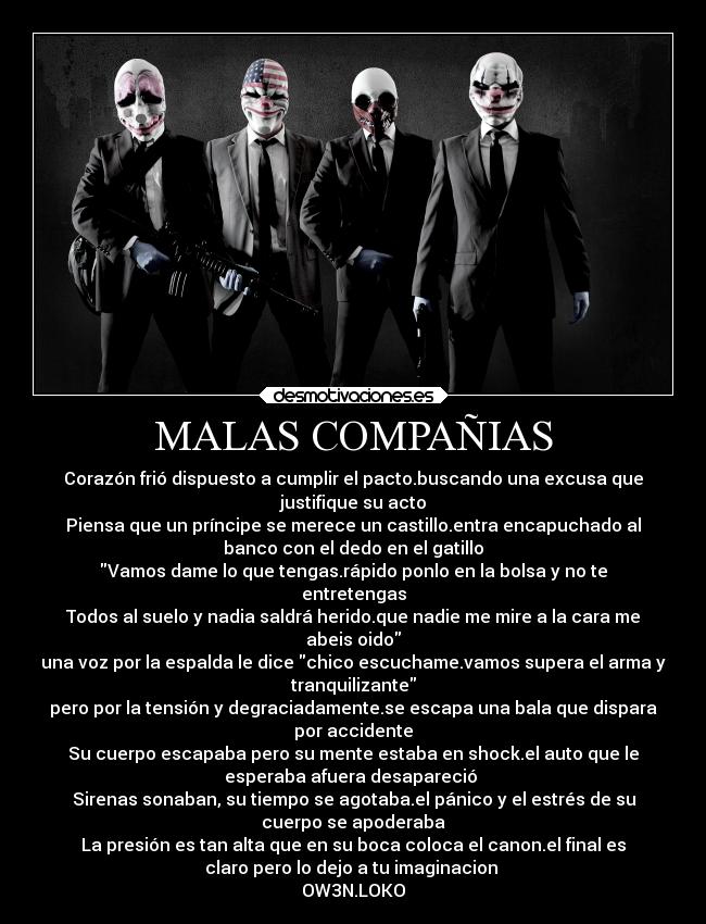 MALAS COMPAÑIAS - 