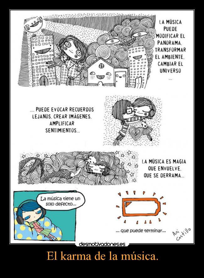 El karma de la música. -