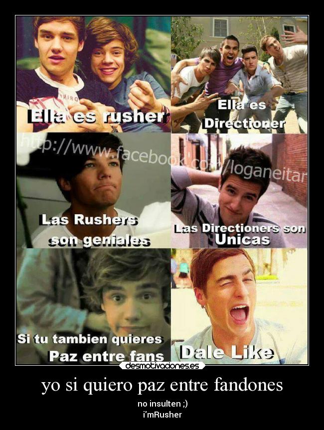 yo si quiero paz entre fandones - 