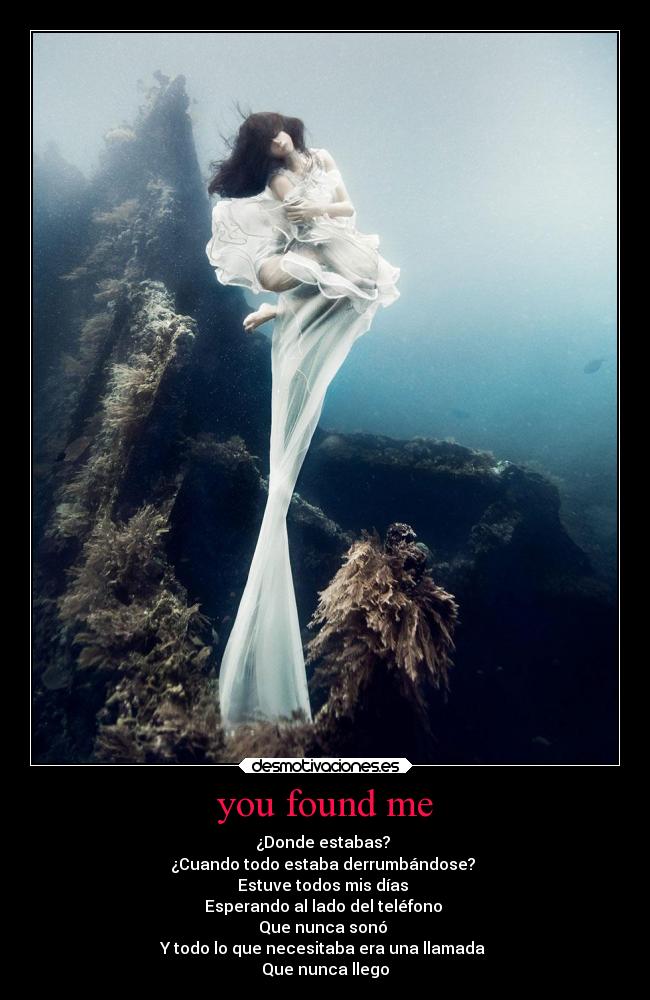 you found me - 