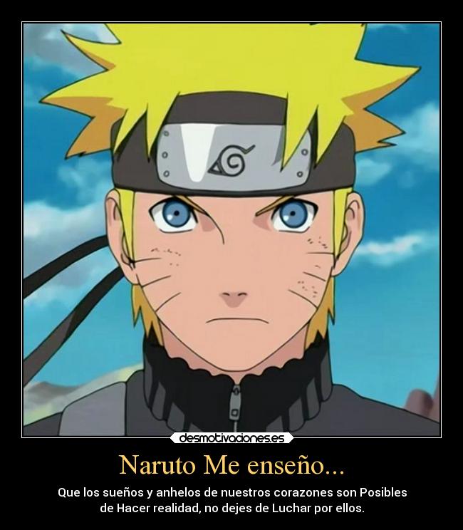 carteles naruto alegria desmotivaciones