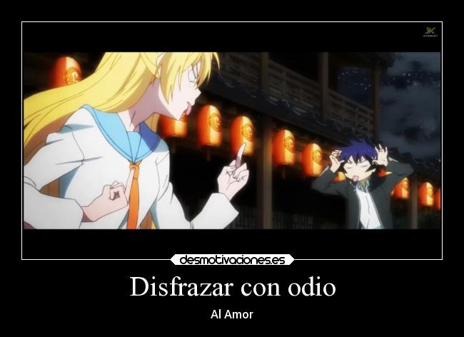 Disfrazar con odio -