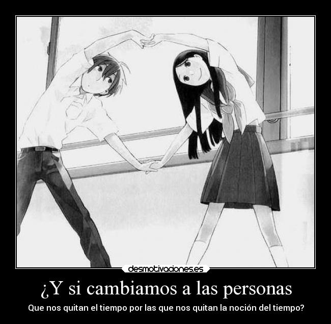 ¿Y si cambiamos a las personas -