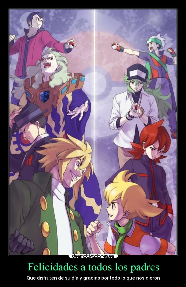 Felicidades a todos los padres - Que disfruten de su día y gracias por todo lo que nos dieron