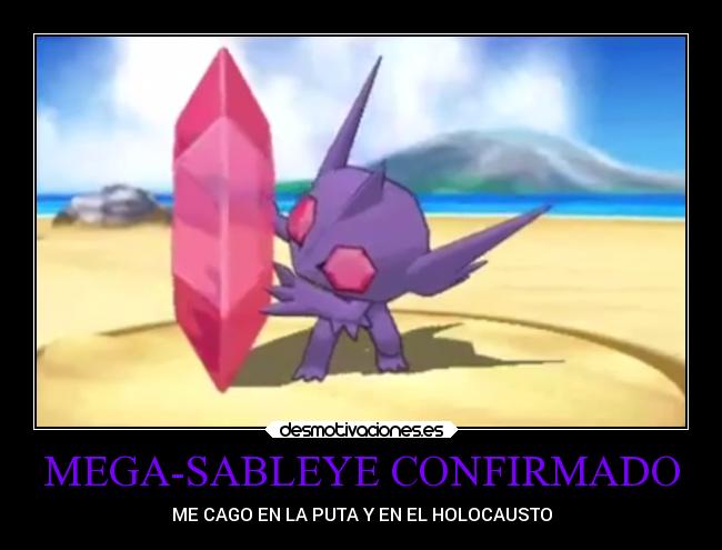 MEGA-SABLEYE CONFIRMADO - 