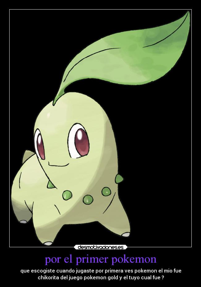 por el primer pokemon -