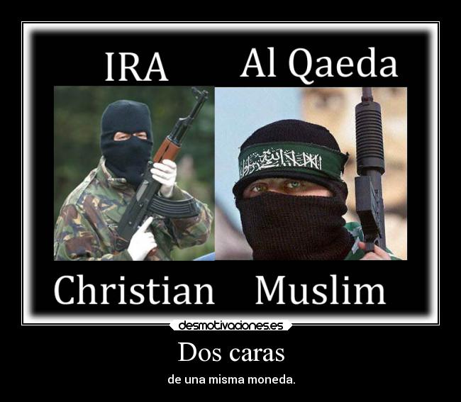 Dos caras - de una misma moneda.