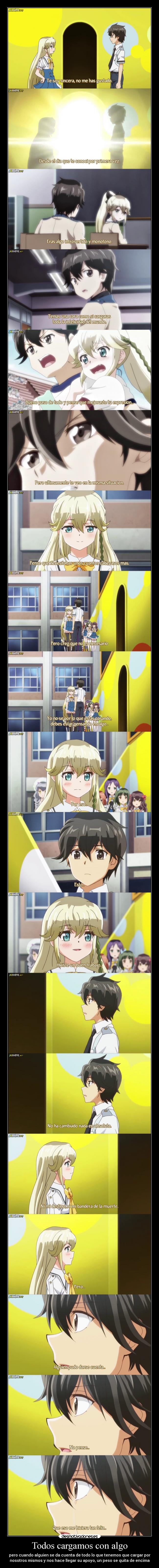 Todos cargamos con algo -