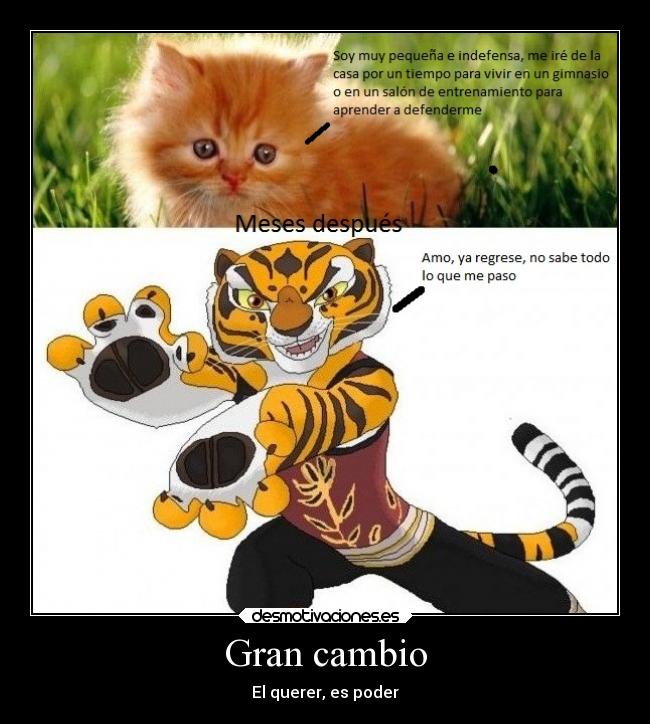 Gran cambio - El querer, es poder