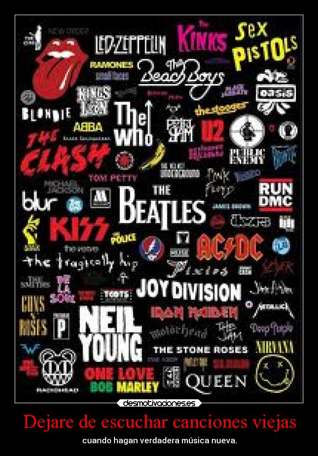 Dejare de escuchar canciones viejas - 