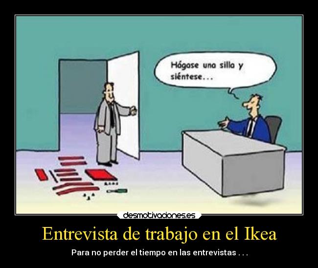 Entrevista de trabajo en el Ikea - 