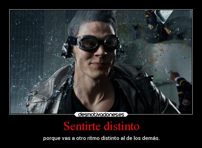 Sentirte distinto -