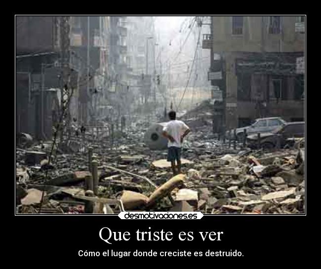 Que triste es ver - 