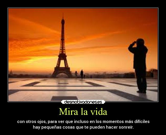 Mira la vida -