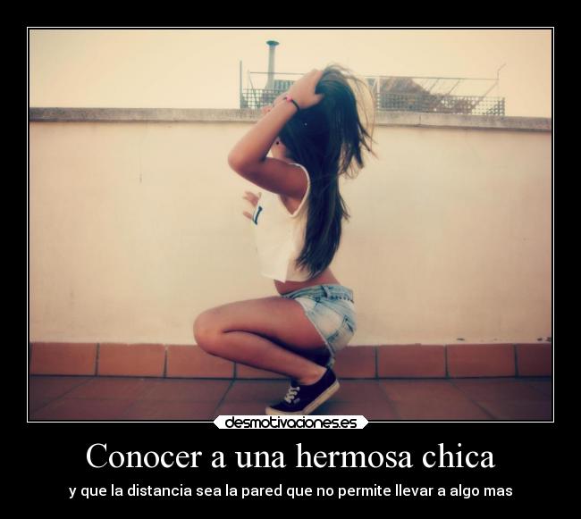 conocer a una chica