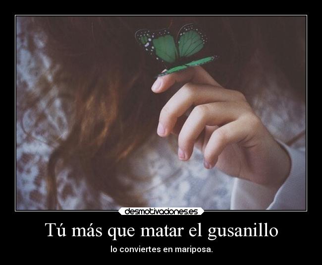 Tú más que matar el gusanillo -