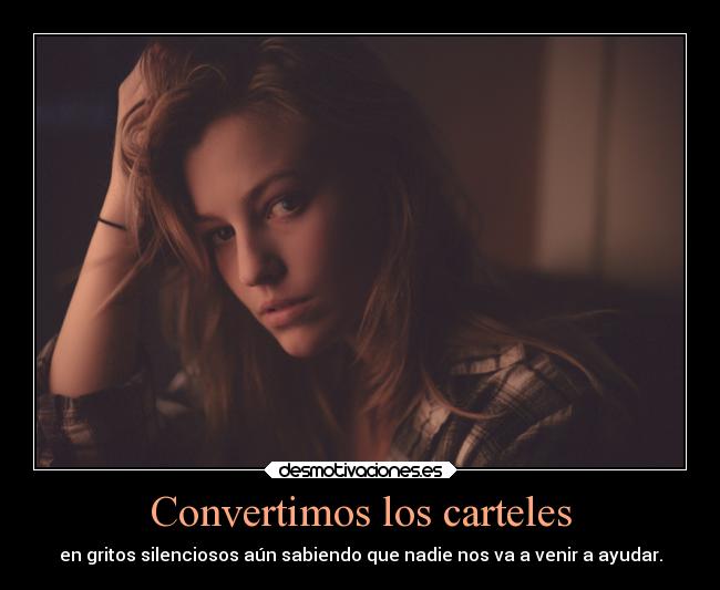Convertimos los carteles -