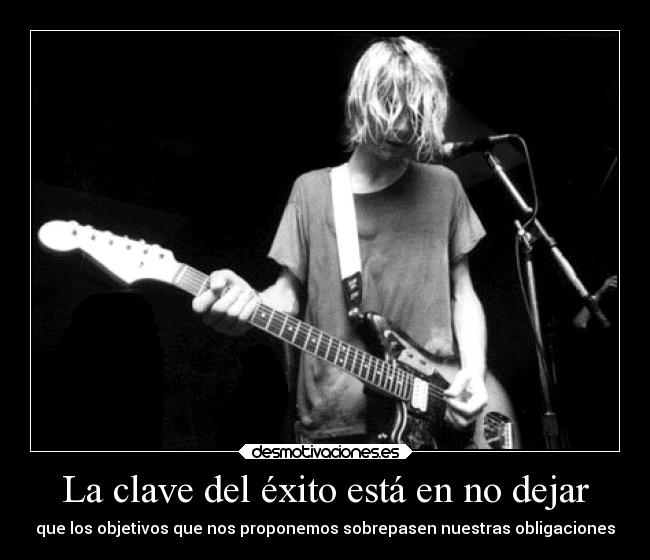 La clave del éxito está en no dejar -