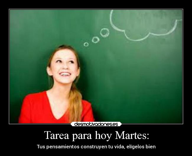 Tarea para hoy Martes: -