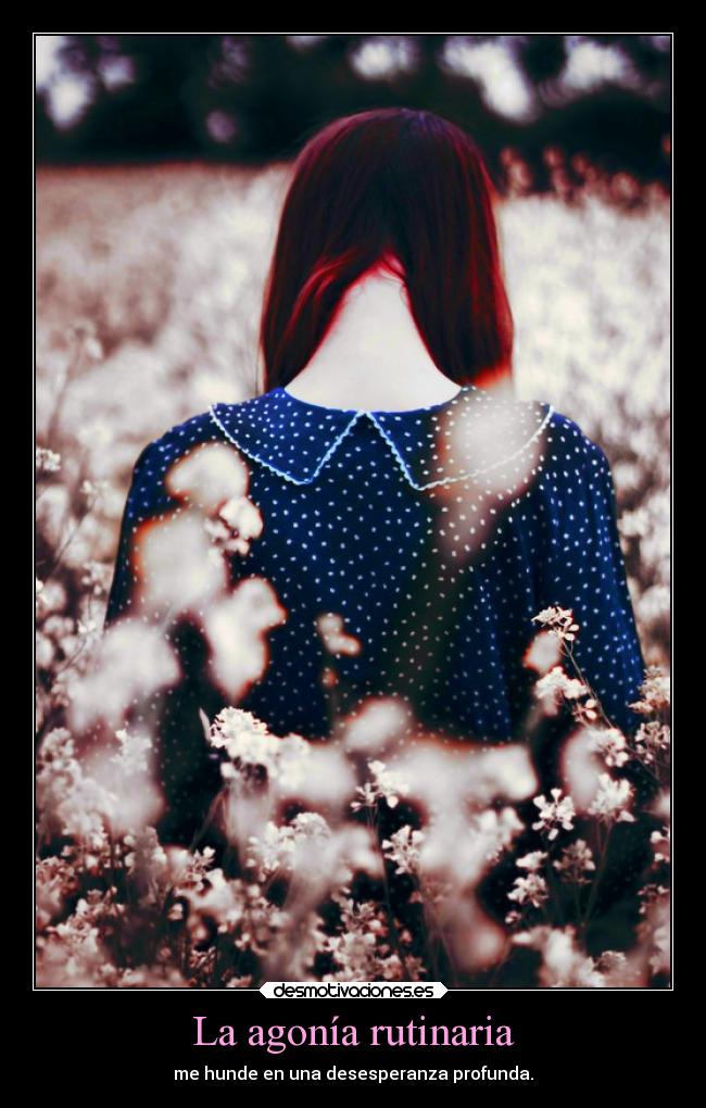 La agonía rutinaria - 