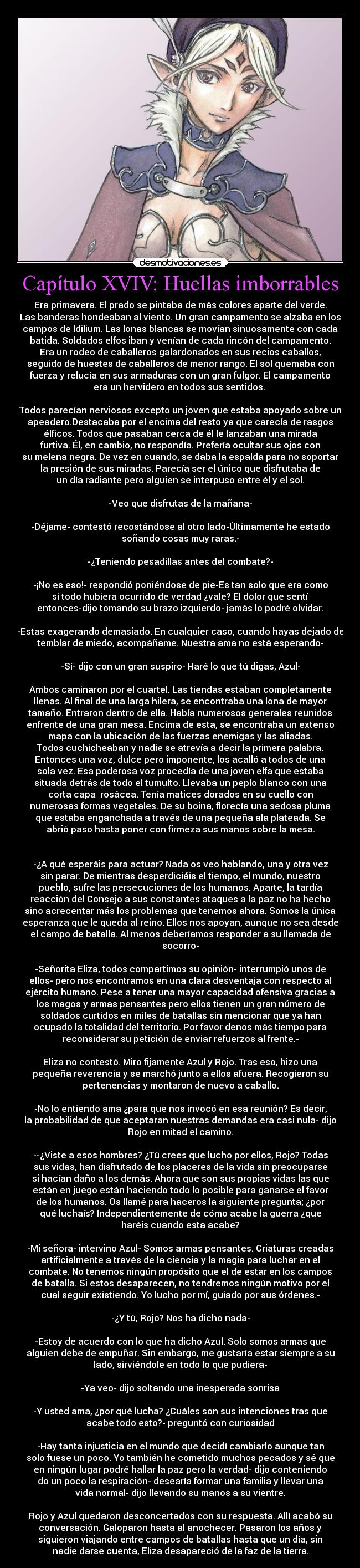 Capítulo XVIV: Huellas imborrables - 