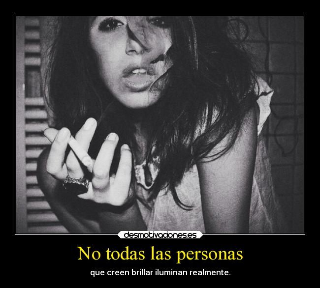 No todas las personas -