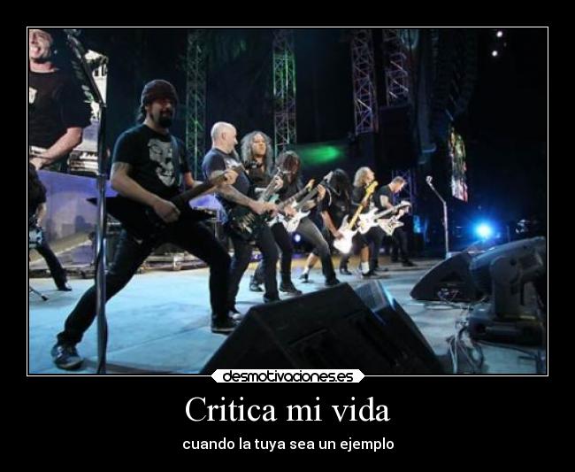 Critica mi vida -