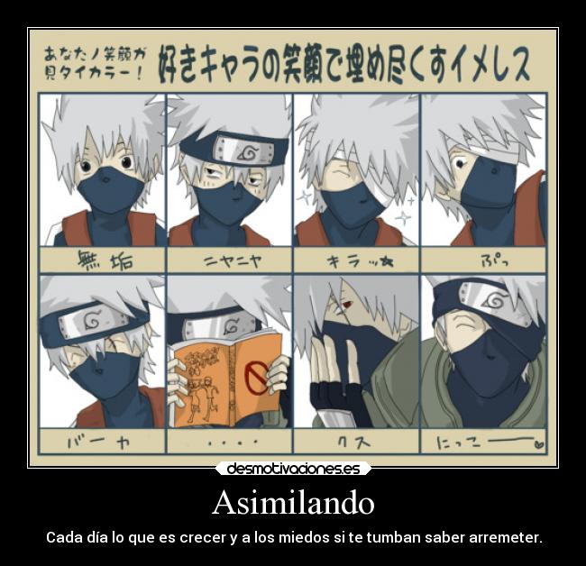 Asimilando - Cada día lo que es crecer y a los miedos si te tumban saber arremeter.