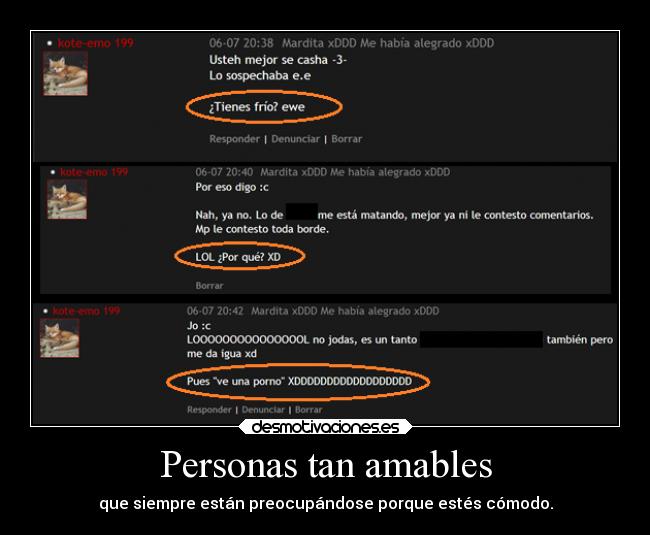 Personas tan amables - 