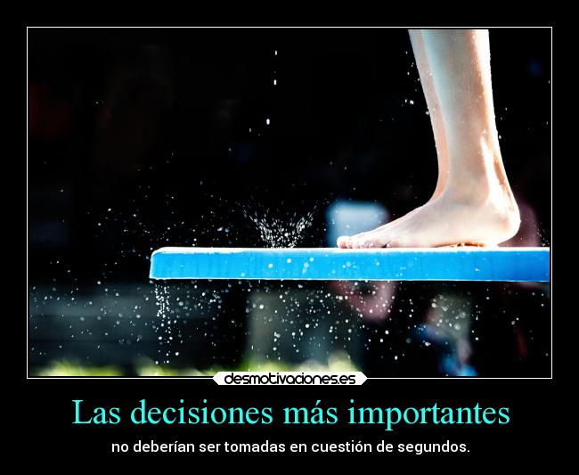 Las decisiones más importantes -