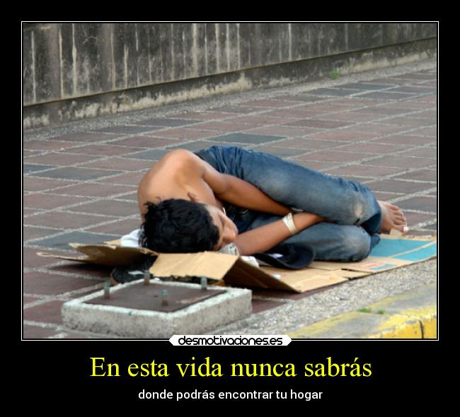En esta vida nunca sabrás - 