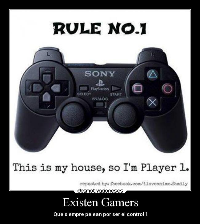 Existen Gamers - Que siempre pelean por ser el control 1