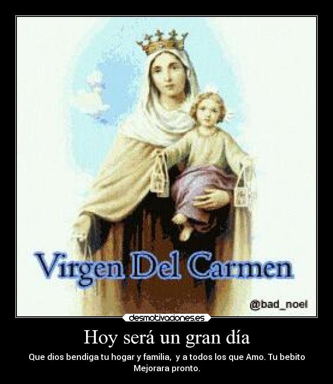 Hoy será un gran día -