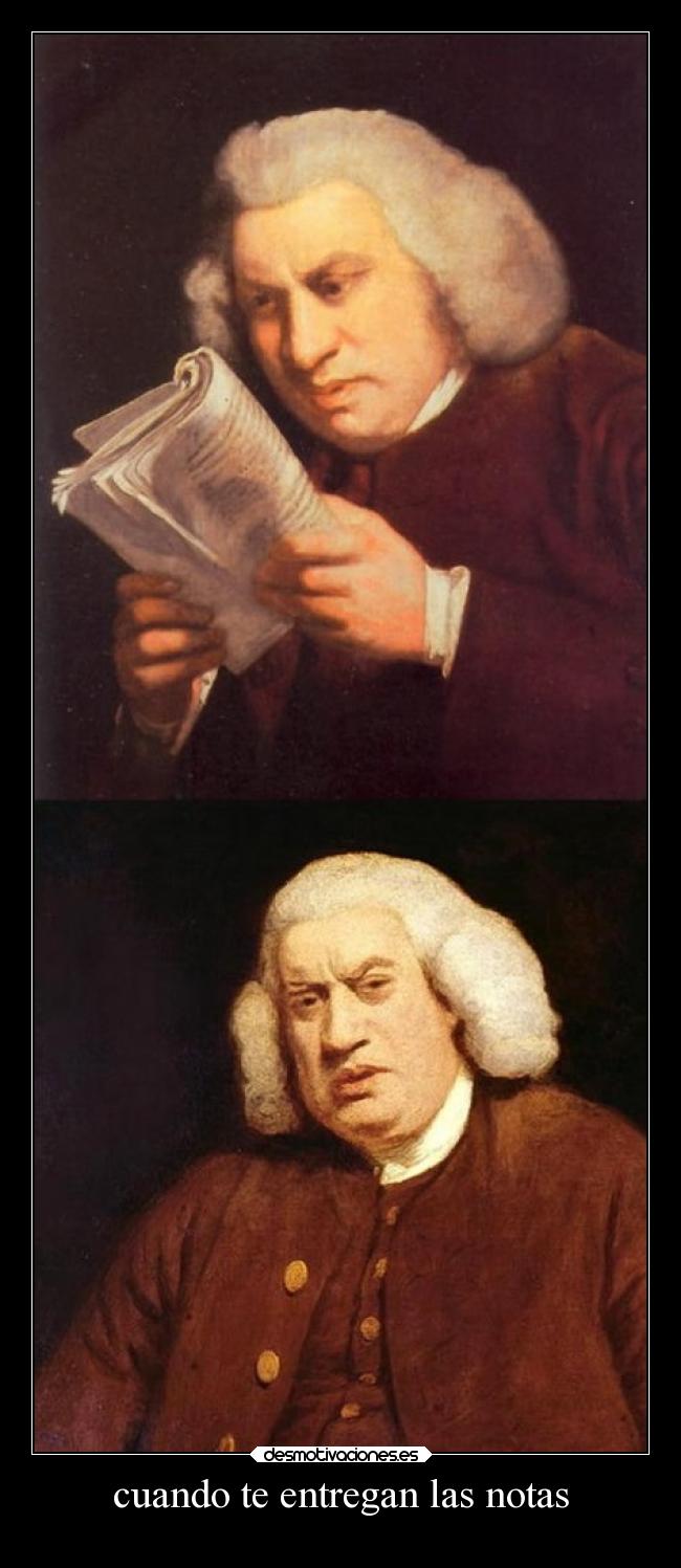 cuando te entregan las notas -