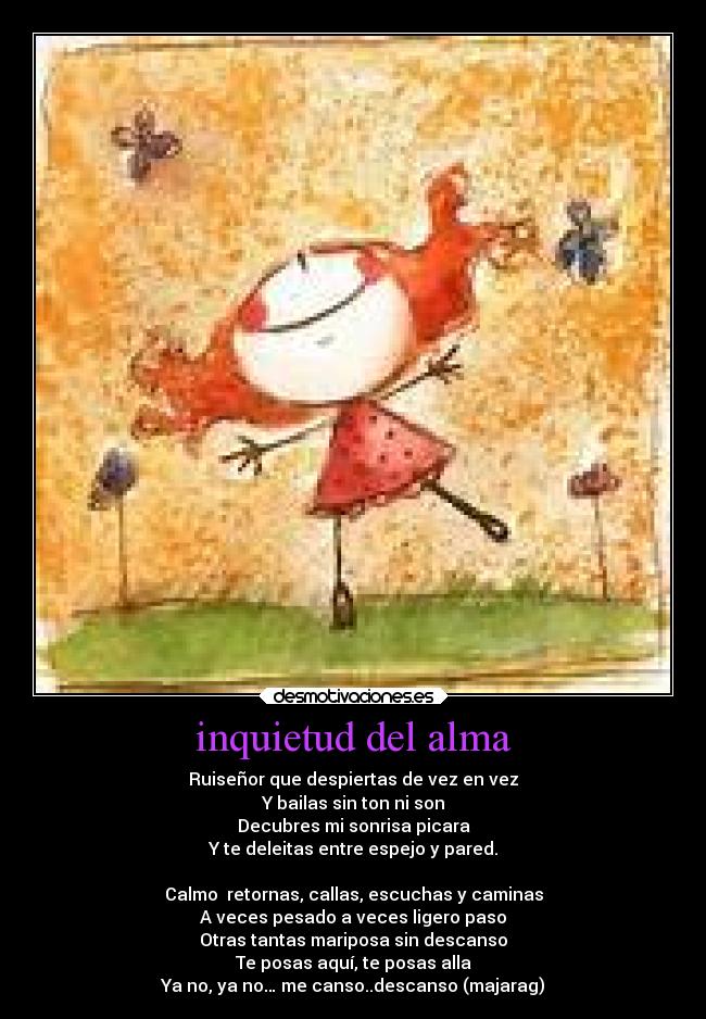 inquietud del alma - 