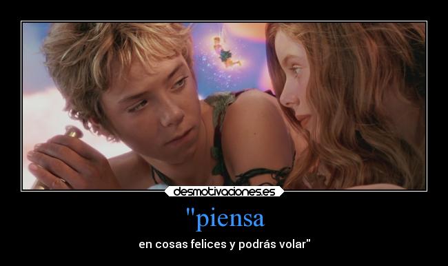 carteles alma peter pan peterpan wendy volar nocrecer feliz desmotivaciones