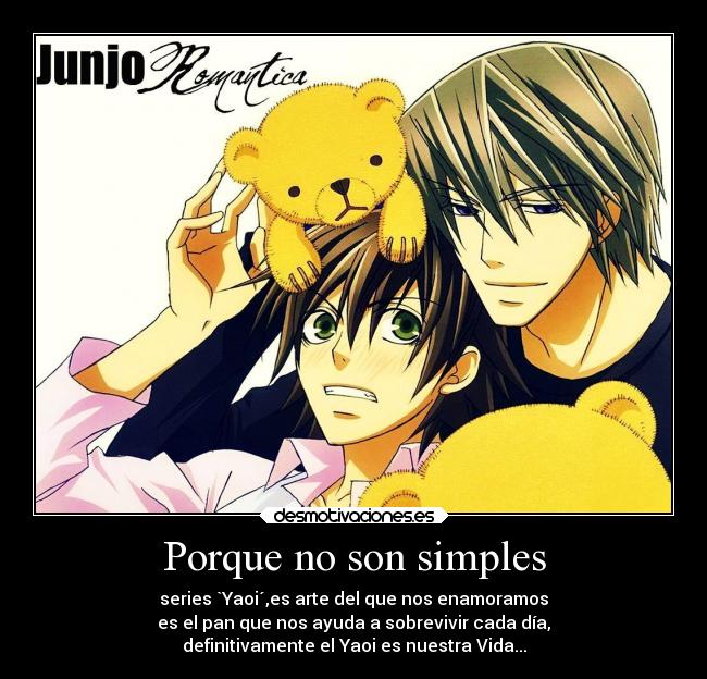 Porque no son simples - 